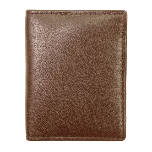 Genuine Leather Men's Bifold Card Holder with RFID Blocking - Picture 4 of 5